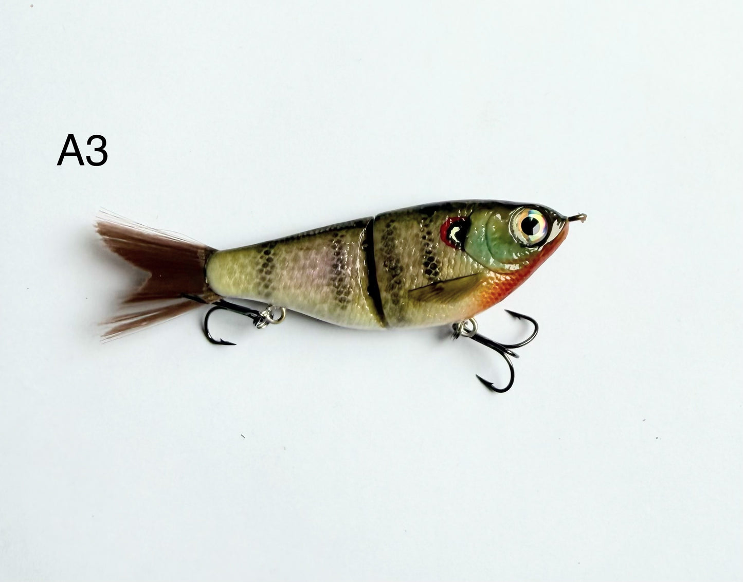 Jig Shack Custom Painted Finesse Glide Baits