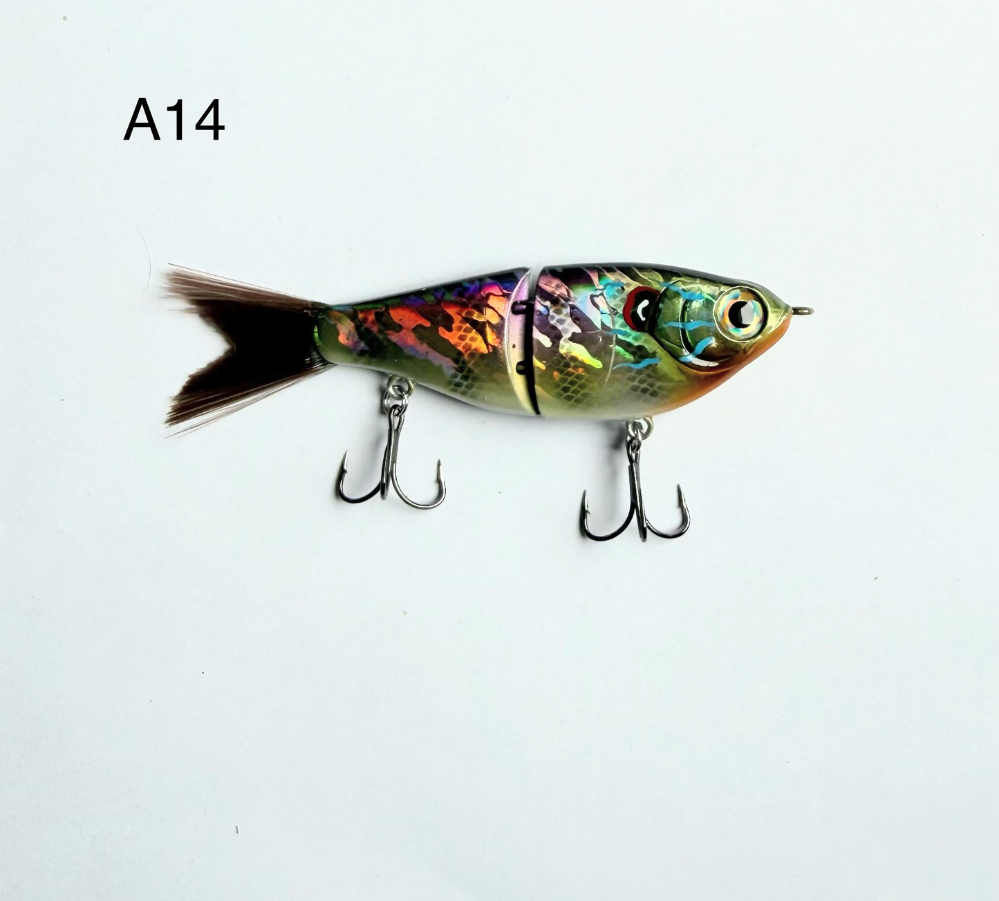 Jig Shack Custom Painted Finesse Glide Baits