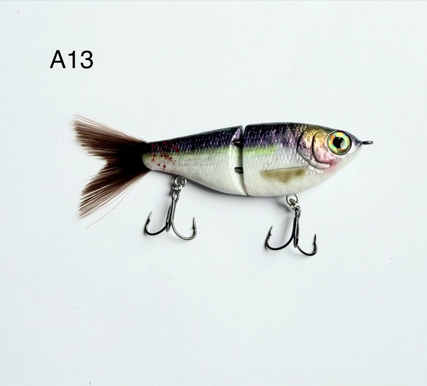 Jig Shack Custom Painted Finesse Glide Baits